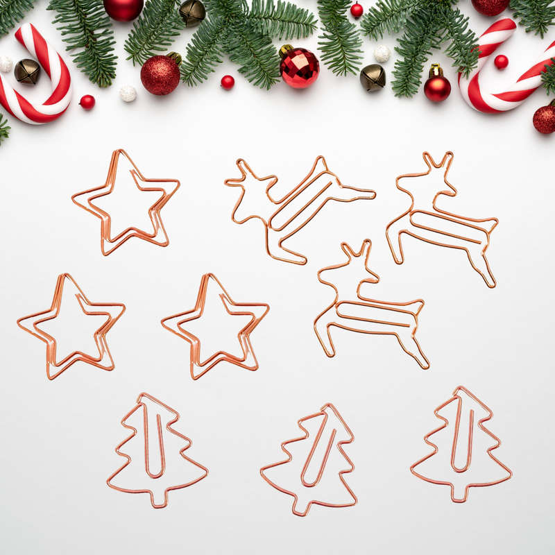 Christmas-Themed Paper Clips