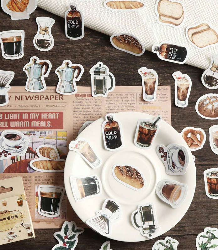 Die-Cut Coffee Lover Stickers