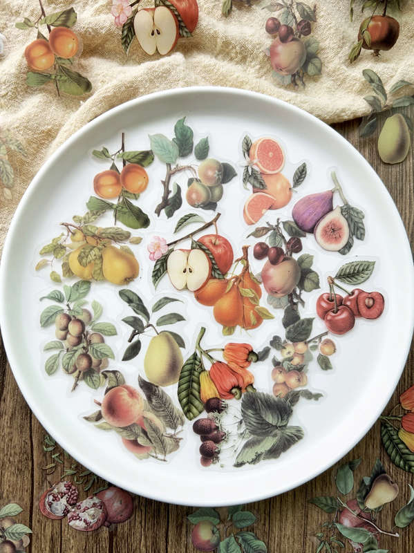 Die-Cut Fruity Stickers