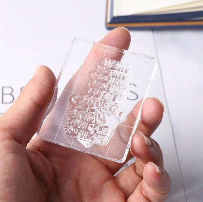 Acrylic Stamp Block - 6x5cm