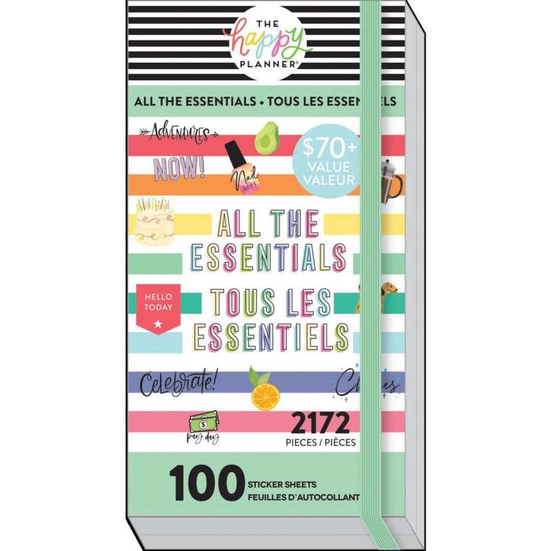 Mega Value Pack Stickers - 100 Sheets - All the Essentials