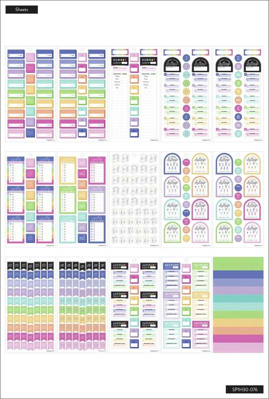 Value Pack Stickers - Budget Goals