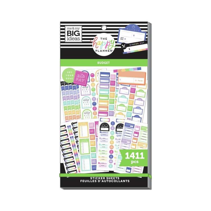 Value Pack Stickers - Budget Goals