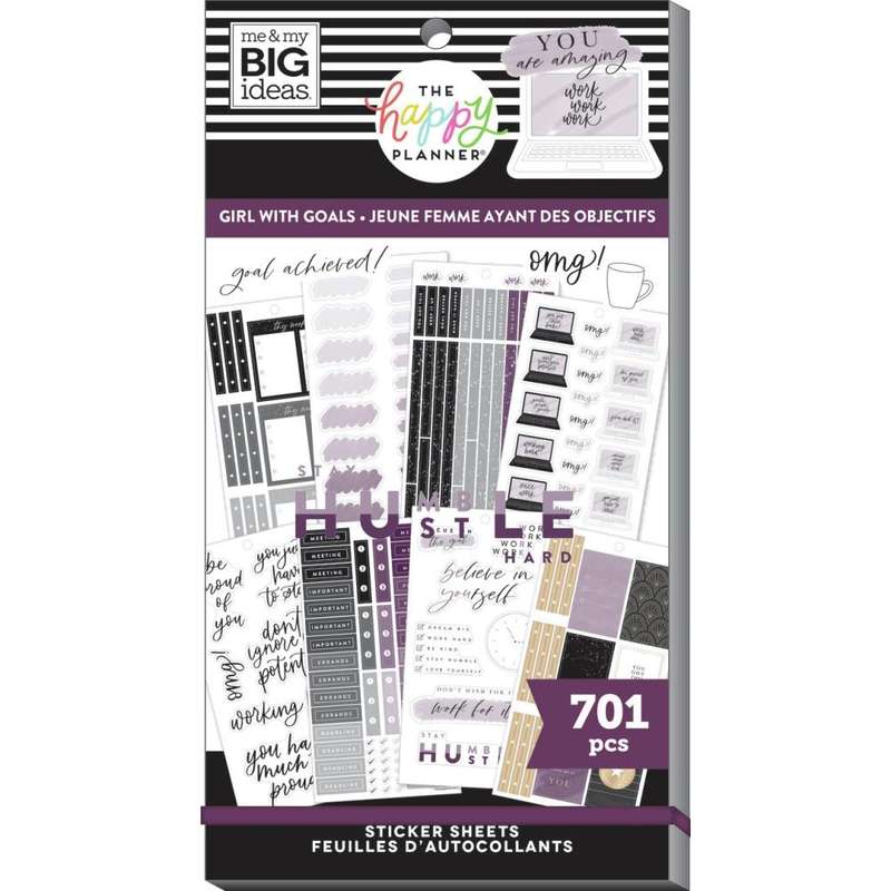 Value Pack Stickers - Girl With Goals