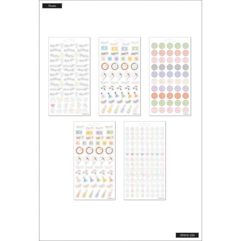 Sweet Celebrations - 5 Sticker Sheets