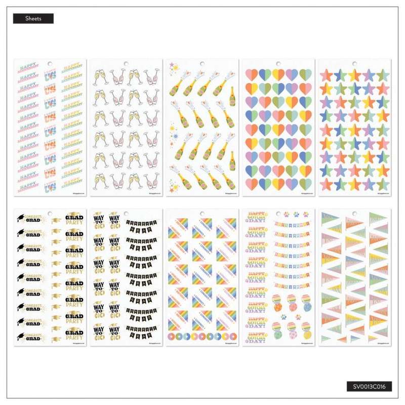 Value Pack Stickers - Celebrations
