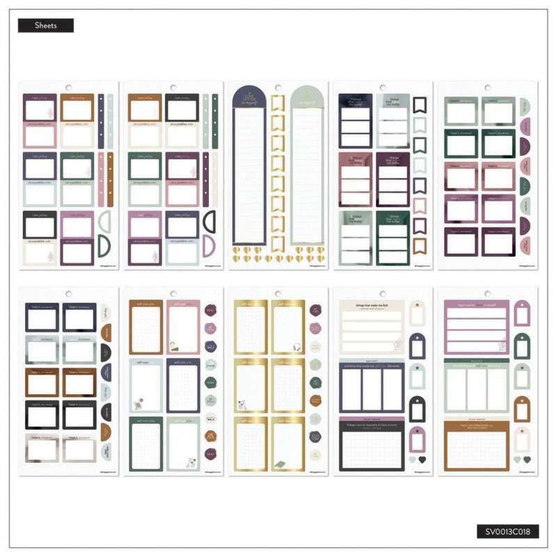 Value Pack Stickers - Wellness Prompts