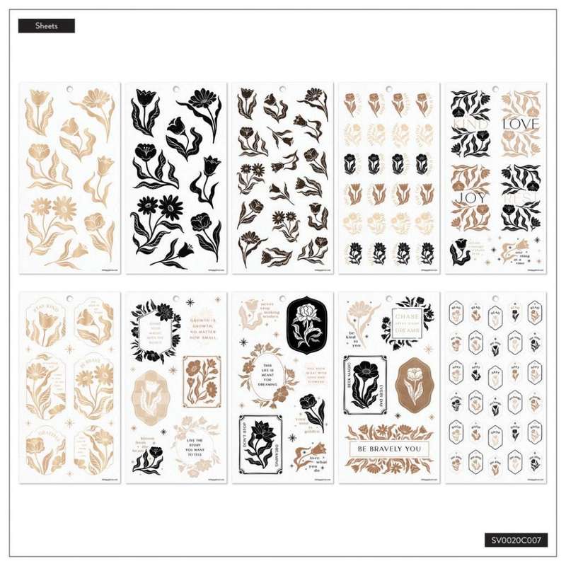 Value Pack Stickers - Krafted Florals