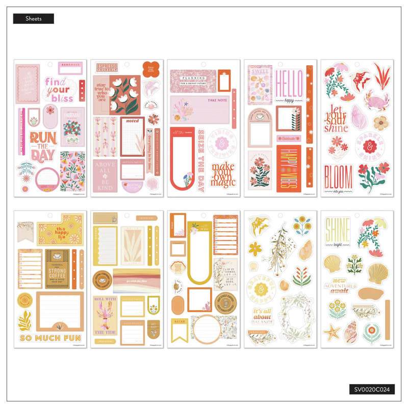 Value Pack Stickers - Coordinated Colours