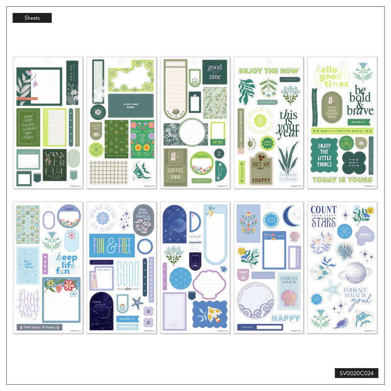 Value Pack Stickers - Coordinated Colours
