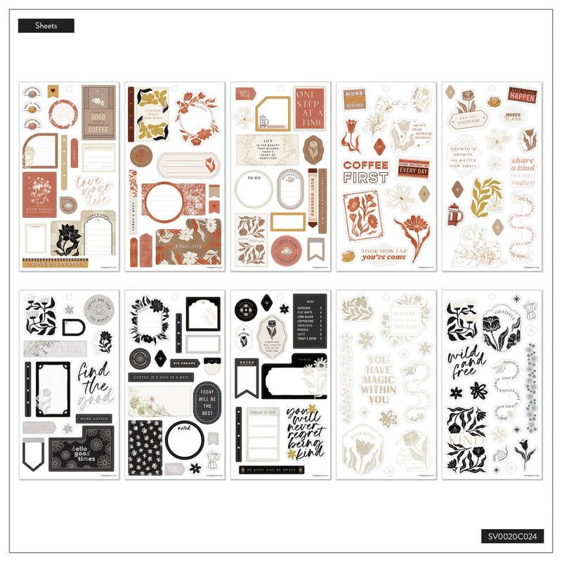 Value Pack Stickers - Coordinated Colours