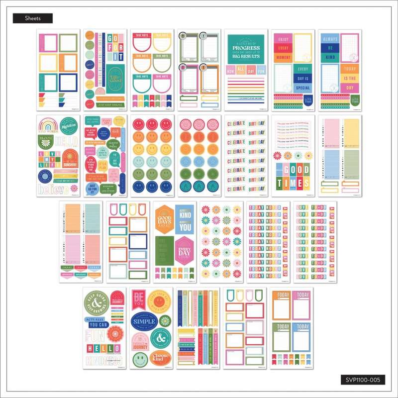 Mega Value Pack Stickers  Essentials  100 Sheets