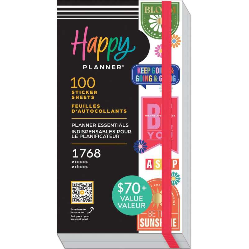 Mega Value Pack Stickers  Essentials  100 Sheets