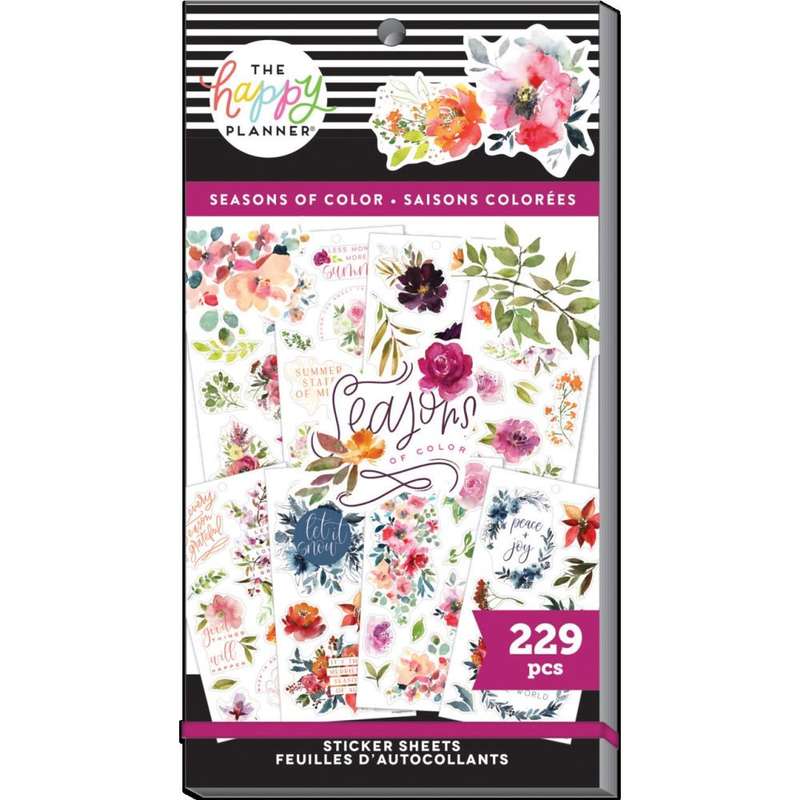Value Pack Stickers - Seasonal Florals