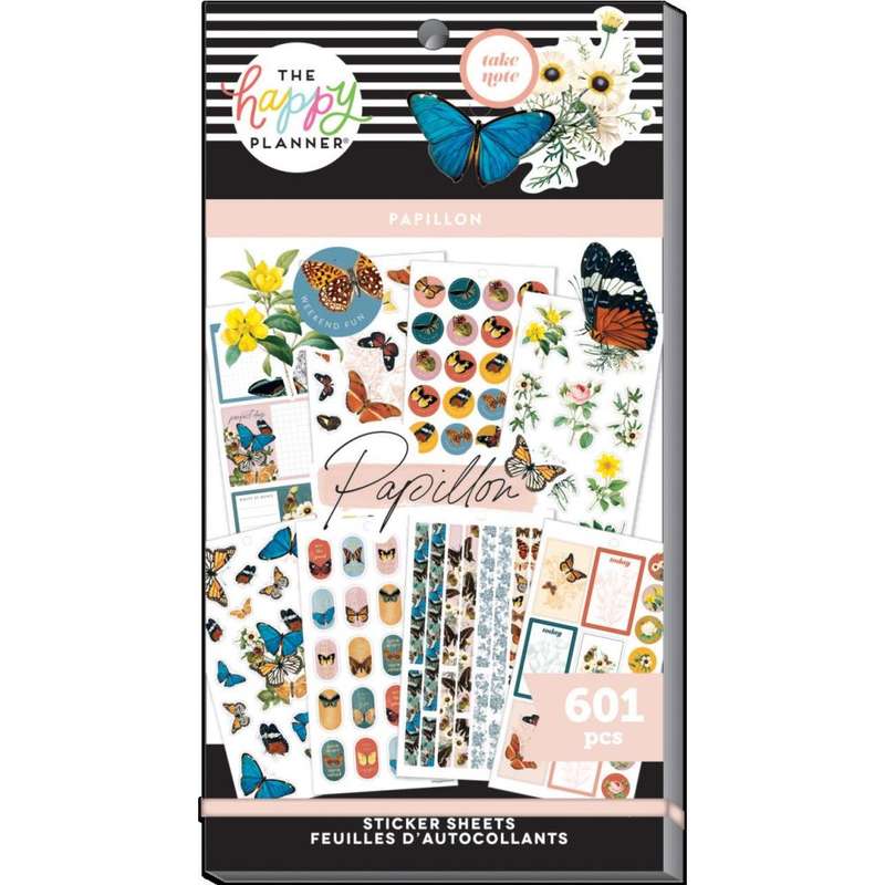 Value Pack Stickers - Papillon Butterfly