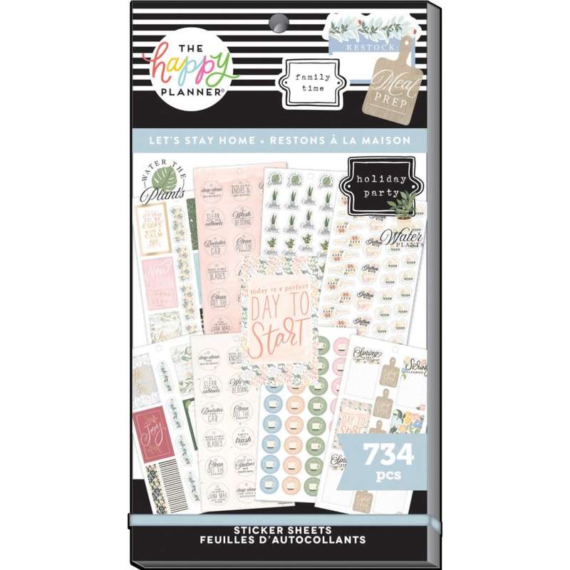Value Pack Stickers - Let's Stay Home