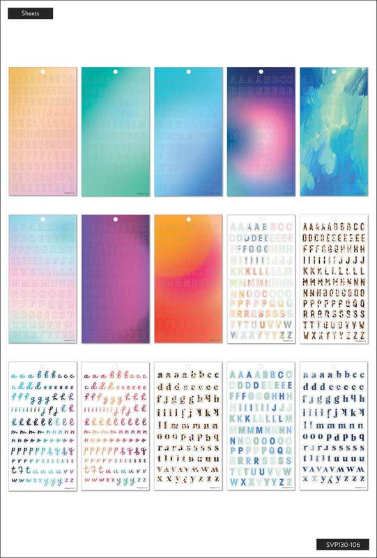 Value Pack Stickers - Unique Alpha Fonts