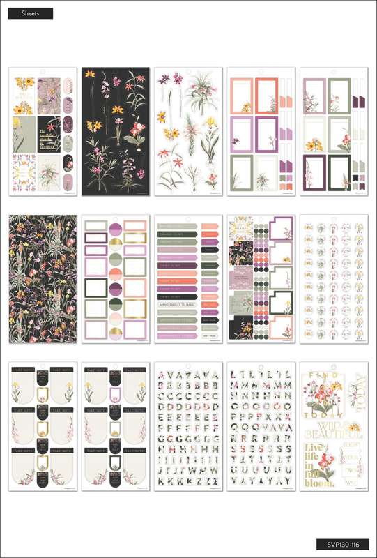 Value Pack Stickers - Fresh Botanicals