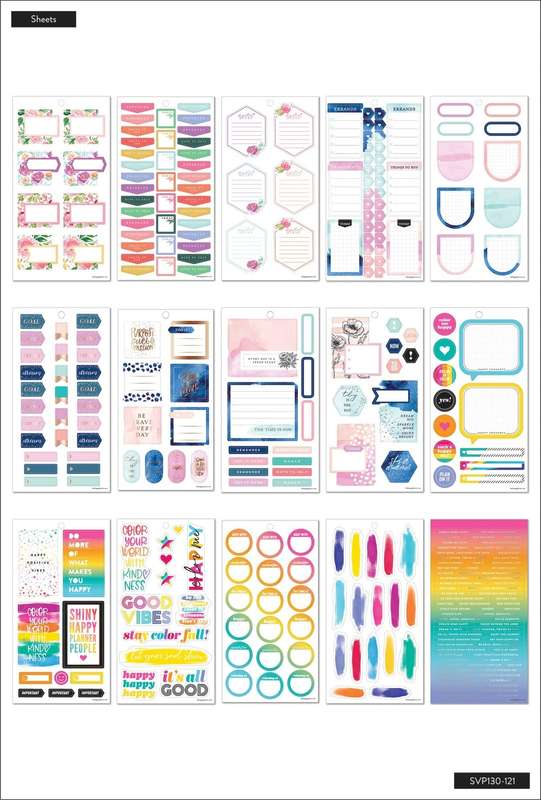 Value Pack Stickers - Colour Your World - BIG