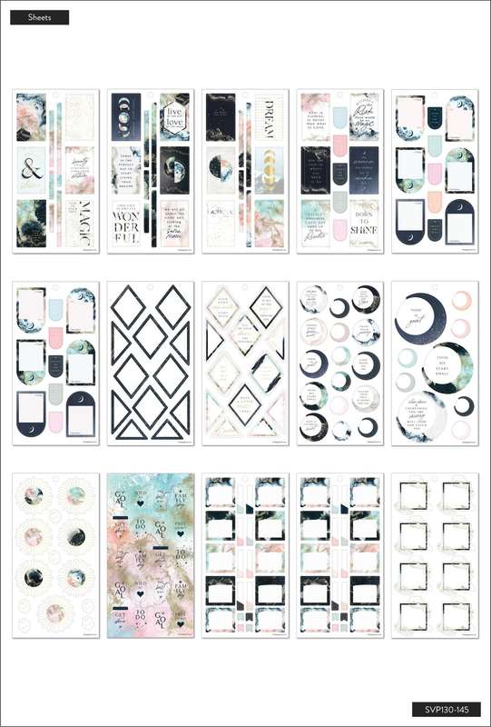 Value Pack Stickers - Cosmic Watercolour