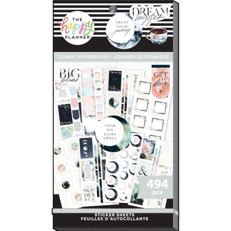 Value Pack Stickers - Cosmic Watercolour