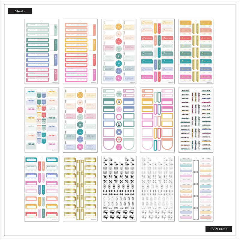 Value Pack Stickers - Essentials Trackers & Checklists