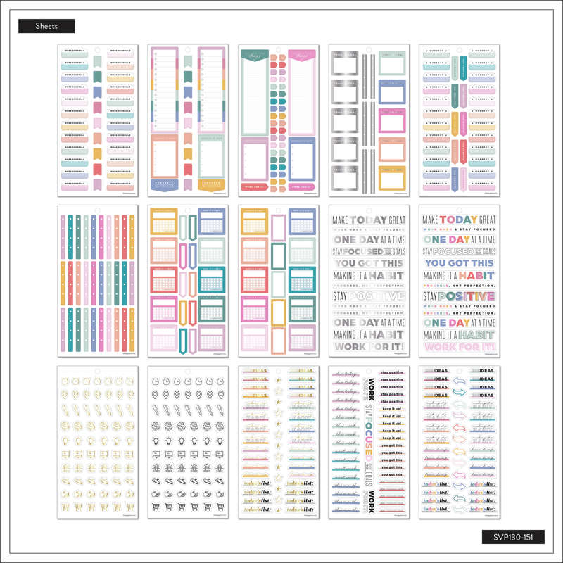 Value Pack Stickers - Essentials Trackers & Checklists