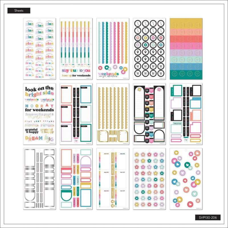 Value Pack Stickers  Happy Brights
