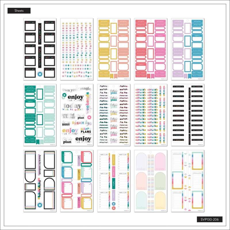 Value Pack Stickers  Happy Brights