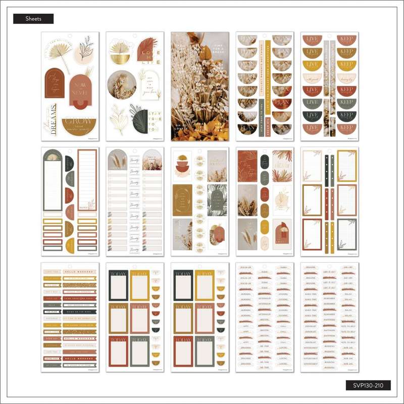 Value Pack Stickers  Dried Florals