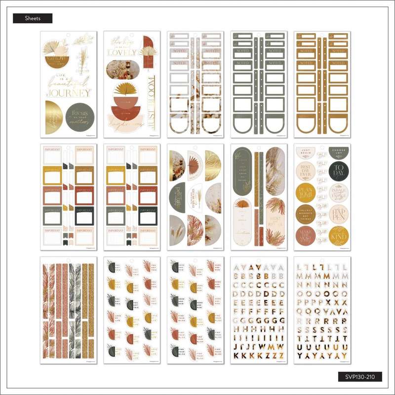 Value Pack Stickers  Dried Florals