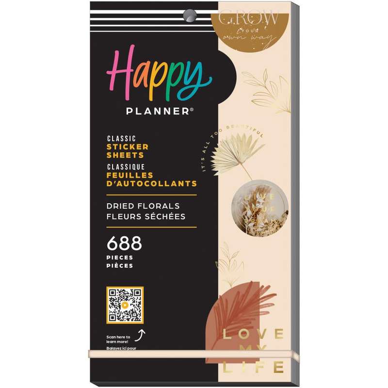 Value Pack Stickers  Dried Florals
