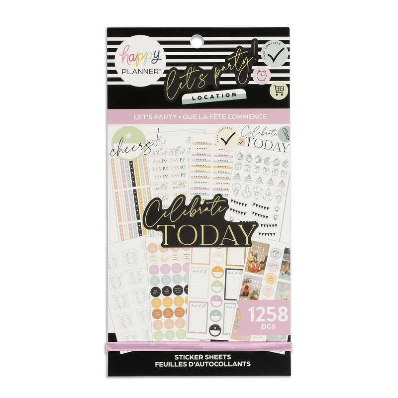 Value Pack Stickers - Let's Party