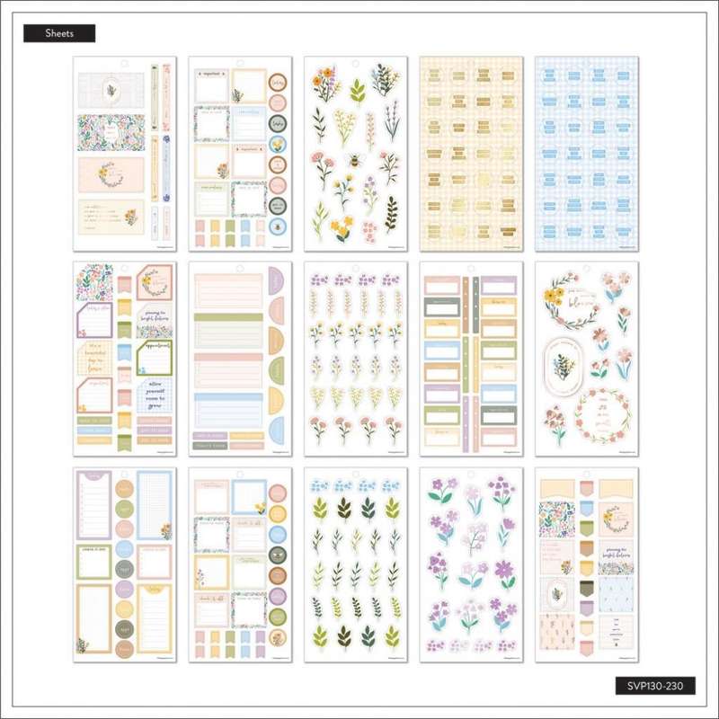 Value Pack Stickers  Cottagecore Florals