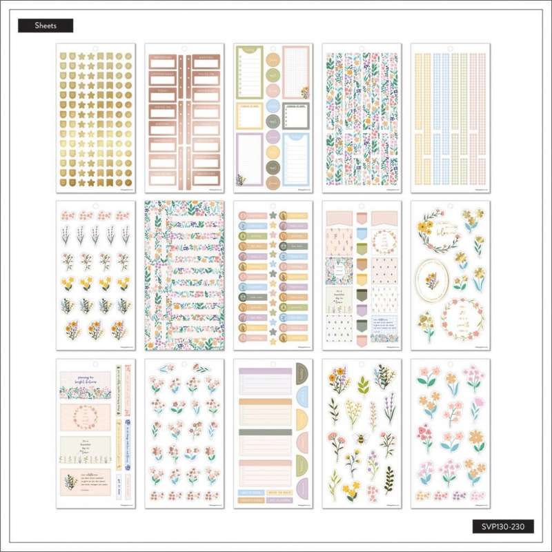 Value Pack Stickers  Cottagecore Florals