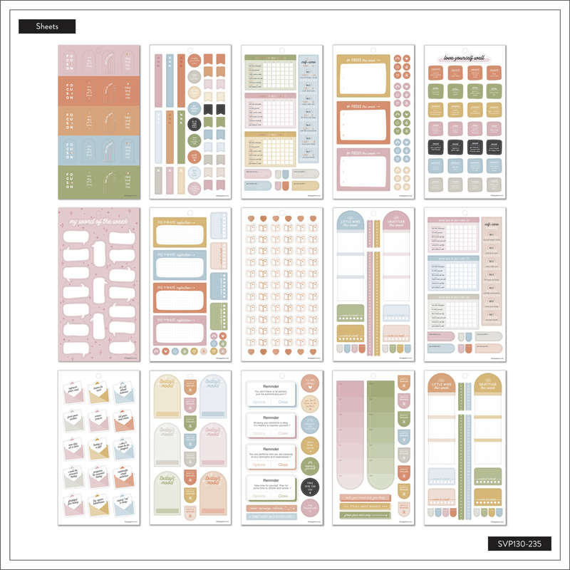 Value Pack Stickers - Mood + Mindfulness