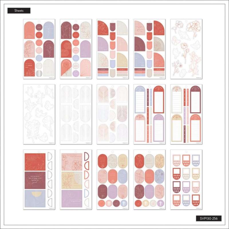 Value Pack Stickers - Peony & Sky Faith