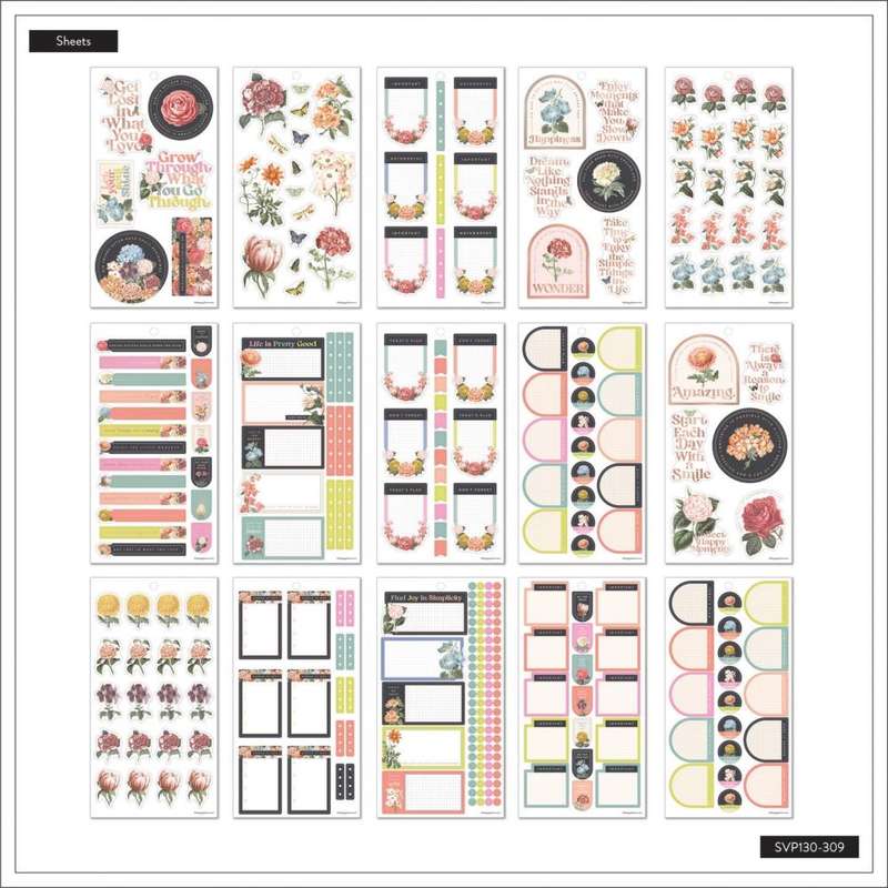 Value Pack Stickers - Gathered Flowers