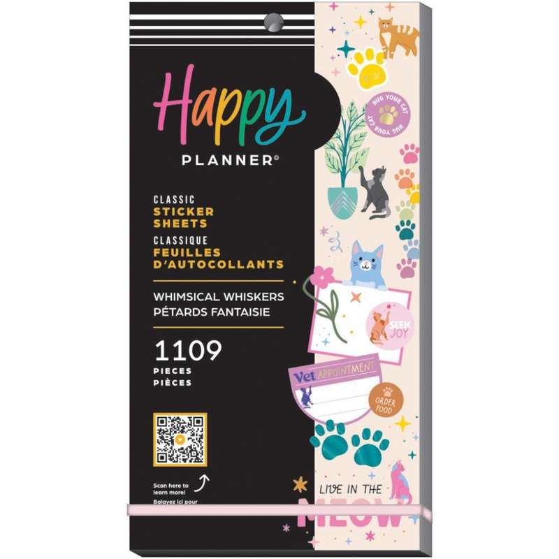 Value Pack Stickers - Whimsical Whiskers
