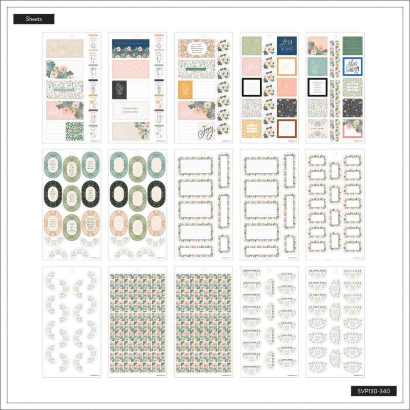 Value Pack Stickers - Chintzcore Flowers