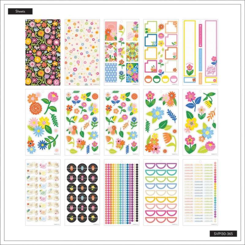 Value Pack Stickers - Bright Florals