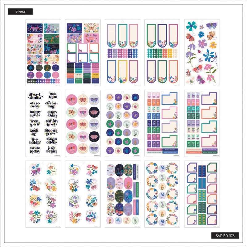 Value Pack Stickers - Midnight Botanical - Mini