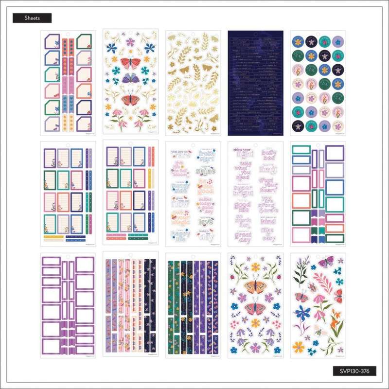 Value Pack Stickers - Midnight Botanical - Mini
