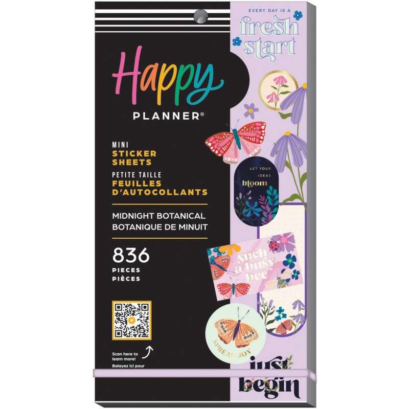 Value Pack Stickers - Midnight Botanical - Mini