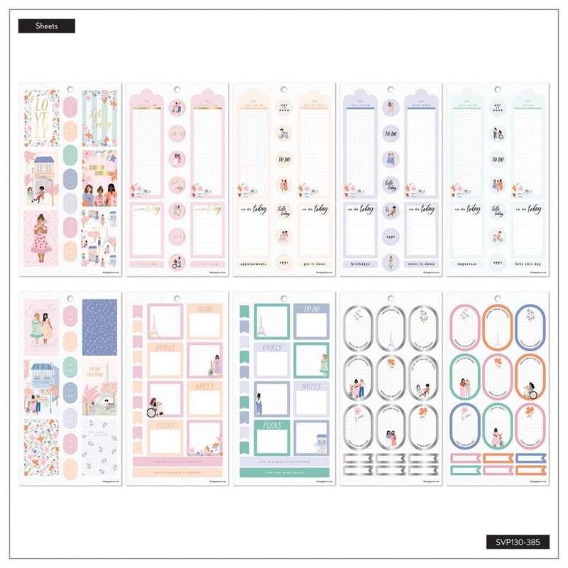 Value Pack Stickers - Happy In Paris