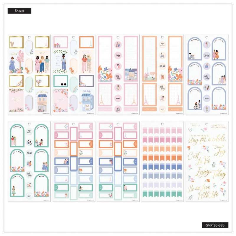 Value Pack Stickers - Happy In Paris