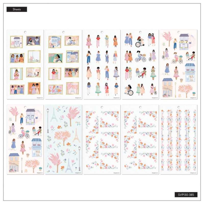 Value Pack Stickers - Happy In Paris