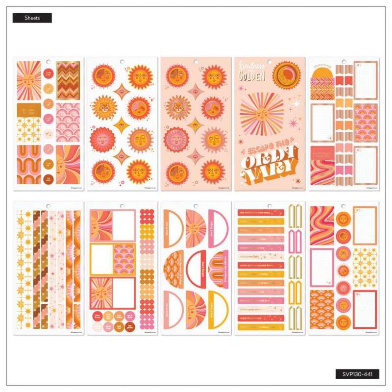 Value Pack Stickers - Retro Sunset