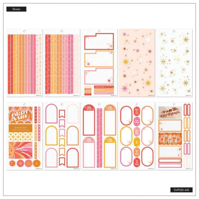 Value Pack Stickers - Retro Sunset