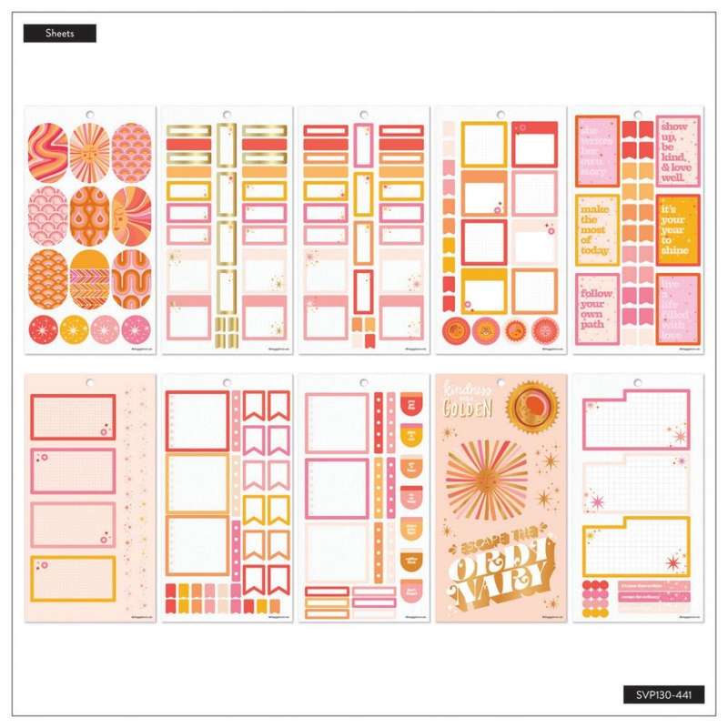 Value Pack Stickers - Retro Sunset